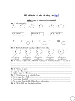 Tải 180 bài toán cơ bản và nâng cao lớp 2 - Các dạng Toán cơ bản và nâng cao lớp 2