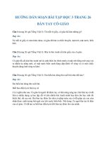 Hướng dẫn soạn bài tập đọc 3 trang 26 Bàn tay cô giáo