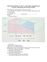 Tải Tập bản đồ Địa lý lớp 6 bài 11: Thực hành: Sự phân bố các lụa địa và đại dương trên bề mặt Trái Đất - Giải Tập bản đồ Địa lý lớp 6