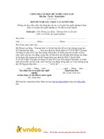 Mẫu đơn đề nghị xác nhận và cấp hỗ trợ dùng cho học sinh, sinh viên học tại trường tư thục