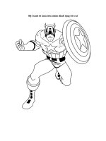 Tải Tranh tô màu siêu nhân dành cho bé trai - Hình tô màu siêu nhân dành cho bé trai