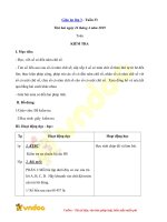 Giáo án lớp 3 tuần 33 năm học 2019 2020 