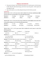 tập hợp các file word đề thi môn tiếng anh có thể dùng để import ngay vào kênh kết nối hoặc phần mềm ebib teachers pro