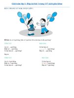 Bài 1 trang 117 sgk Toán lớp 1 | Giải bài tập Toán 1