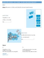 Hướng dẫn làm bài 1, bài 2 trang  152 sách giáo khoa Toán lớp 1