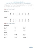 Giải bài tập toán lớp 1: Cách giải và đáp án bài 1, bài 2 trang 73 sách giáo khoa