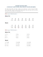 Giải bài tập toán lớp 1: Cách giải và đáp án bài 1, bài 2 trang 73 sách giáo khoa