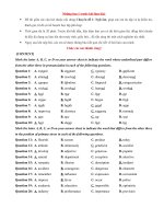 tập hợp các file word đề thi môn tiếng anh có thể dùng để import ngay vào kênh kết nối hoặc phần mềm ebib teachers pro