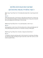Hướng dẫn soạn bài tập đọc Quê hương trang 79 Tiếng Việt 3