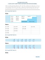 Giải bài toán lớp 1: Cách làm và đáp án bài tập trang 50 sách giáo khoa