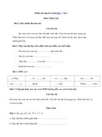 3) - Bài tập Toán, Tiếng Việt lớp 1