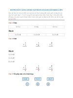 Hướng dẫn cách làm bài tập trang 44 sách giáo khoa lớp 1