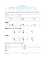 Giải toán lớp 1: Hướng dẫn làm bài tập trang 47 sách giáo khoa