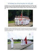 Tải Nghi lễ thượng và hạ cờ trên quảng trường Ba Đình - Lễ chào cờ hàng ngày trước Lăng Chủ tịch Hồ Chí Minh