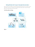 Hướng dẫn làm bài 2 trang 12 sách giáo khoa toán lớp 1