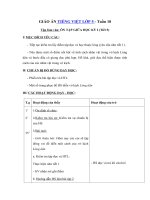 Tải Giáo án Tiếng Việt 5 tuần 10: Ôn tập giữa học kì 1 - Tập làm văn - Giáo án Tập làm văn lớp 5