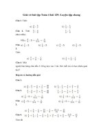 Tải Giải vở bài tập Toán 4 bài 129: Luyện tập chung - Giải vở bài tập Toán 4 tập 2