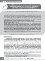 XU THẾ DỊCH CHUYỂN KỸ SƯ TRONG KHỐI ASEAN: CƠ HỘI VÀ THÁCH THỨC CHO VIỆC ĐÀO TẠO KỸ SƯ LĨNH VỰC KINH TẾ VÀ QUẢN LÝ XÂY DỰNG Ở VIỆT NAM