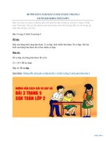 Hướng dẫn cách giải và đáp án bài 3 trang 5 sách giáo khoa toán lớp 2