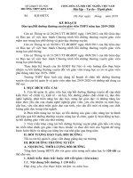 Ke hoach boi duong thường xuyên năm học 2019 – 2020 - Free Document