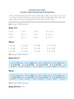 Giải bài toán lớp 1: Cách làm và đáp án bài tập trang 55 sách giáo khoa