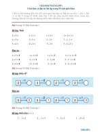 Giải bài toán lớp 1: Cách làm và đáp án bài tập trang 55 sách giáo khoa