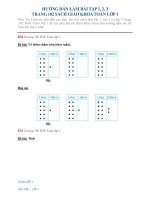 Hướng dẫn làm bài tập 1, 2, 3 trang 102 sách giáo khoa toán lớp 1