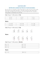 Giải toán lớp 1: Hướng dẫn làm bài tập trang 47 sách giáo khoa