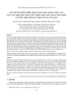 Xây dựng phần mềm tính toán khả năng chịu lực của cấu kiện bê tông cốt thép chịu nén lêch tâm xiên có tiết diện bất kỳ theo TCVN 5574:2018