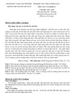 Đề KSCL Ngữ Văn 12 năm 2019 - 2020 lần 3 trường Nguyễn Viết Xuân - Vĩnh Phúc - THI247.com