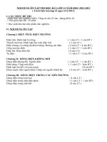 nội dung ôn tập thi học kì 1 lớp 11 năm học 20122013 trích biên bản họp tổ ngày 6122012i cấu trúc đề thi