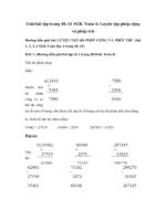 Tải Giải Toán lớp 4 trang 40, 41: Luyện tập phép cộng và phép trừ - Giải bài tập Toán lớp 4