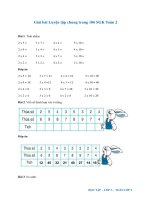 Hướng dẫn giải bài Luyện tập chung trang 106 SGK Toán 2