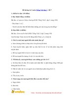 Tải về Đề thi học kì 2 môn Tiếng Việt lớp 2 - Đề 7 - Tìm đáp án, giải