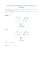 Cách giải và đáp án bài 3 và bài 4 trang 84 sách giáo khoa Toán lớp 1