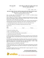 Mẫu đơn đề nghị cấp GCN đăng ký hoạt động nhận ủy thác đầu tư gián tiếp ra nước ngoài