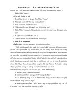 ĐỀ CƯƠNG VÀ NỘI DUNG ÔN TẬP MÔN NGỮ VĂN 10, 11, 12