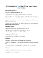 Tải Tin học 6 bài 13: Làm quen với soạn thảo văn bản - Lý thuyết, trắc nghiệm môn Tin học 6