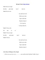 Tải Bài tập Tết môn Tiếng Việt lớp 1 theo Thông tư 22 năm 2020 - Bài tập Tiếng Việt lớp 1 ôn nghỉ Tết