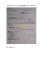 Tải Đề thi học kì 2 lớp 9 môn Toán Phòng GD&ĐT quận Tây Hồ năm học 2018 - 2019 - Đề thi hk II môn Toán lớp 9 năm 2019