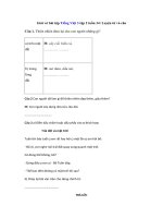 Tải Giải vở bài tập Tiếng Việt lớp 3 tập 2 tuần 34: Luyện từ và câu - Giải vở bài tập Tiếng Việt lớp 3 tuần 34