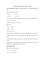 Tải Giải bài tập trang 165 SGK Toán 5: Luyện tập - Toán lớp 5 trang 165