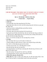 Giáo án ngữ văn 8 học kì 1 có chủ đề tích hợp,  soạn 5 hoạt động chi tiết  theo cv 3280 mới nhất 2020