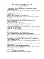 đề cương ôn tập kiểm tra học kì i