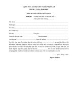 Mẫu đơn xin hợp đồng giảng dạy cho giáo viên, sinh viên