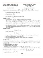 Đề thi thử vào 10 môn Toán năm 2020 – 2021 trường THCS Khương Thượng – Hà Nội