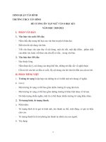 Đề cương ôn tập học kì 1 môn Văn lớp 8 năm 2020 - 2021 THCS Tân Bình | Ngữ văn, Lớp 8 - Ôn Luyện