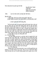 Bài tiểu luận môn lịch sử nhà nước và pháp luật Việt Nam