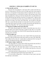 Hoàn thiện công tác quản lý dự án đầu tư xây dựng công trình khai thác Than hầm lò tại Công ty Than thống nhất