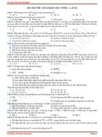 Đề thi thử THPT Quốc gia 2018 môn Sinh - Sở GD & ĐT Bắc Ninh lần 2